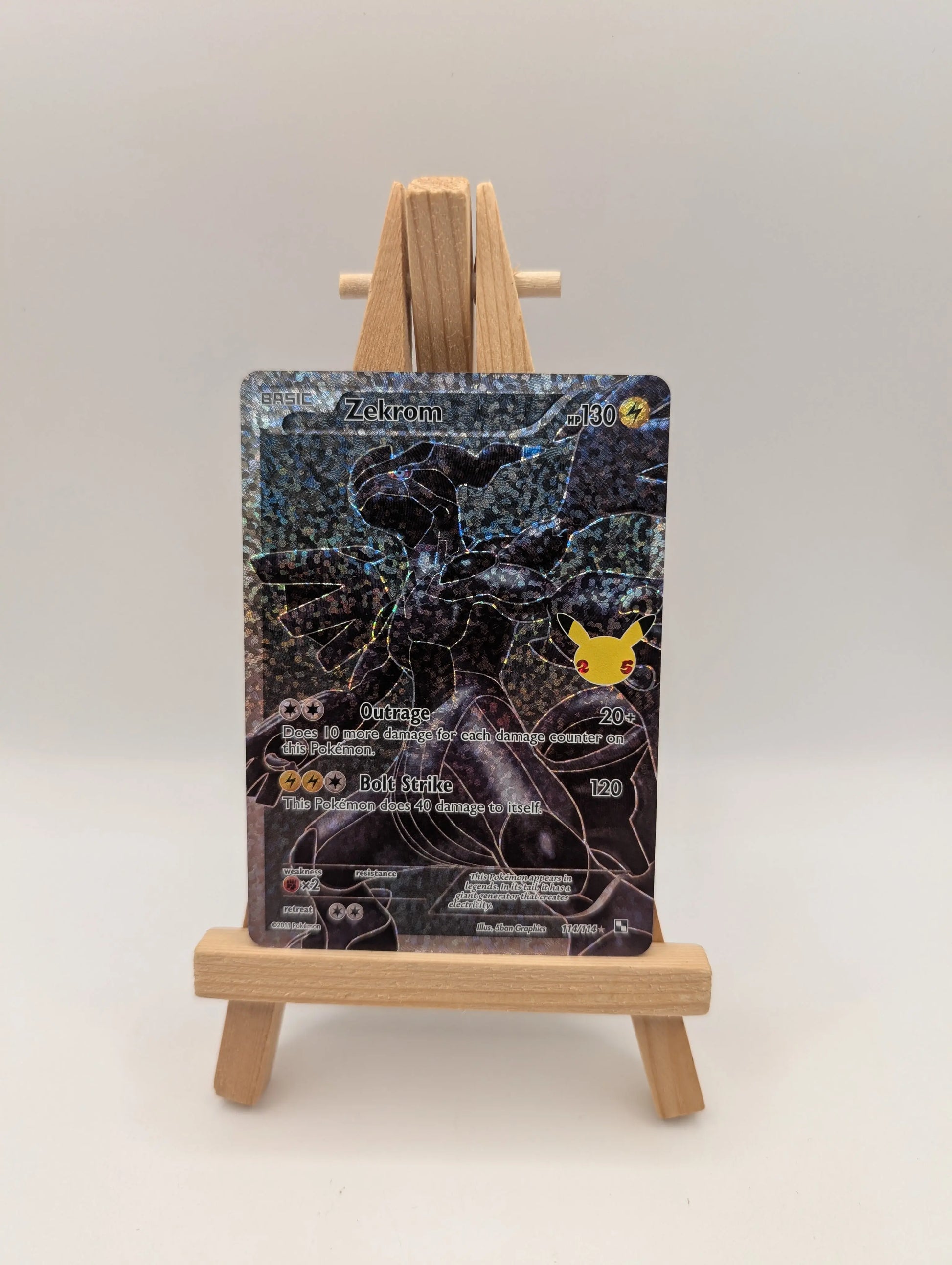 Pokémon TCG Zekrom Celebrations: Classic Collection 114/114 Holo Ultra Rare FRENLY BRICKS - Open 7 Days