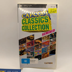 PSP UMD Game - Capcom Classics Collection - Remixed Tested FRENLY BRICKS - Open 7 Days