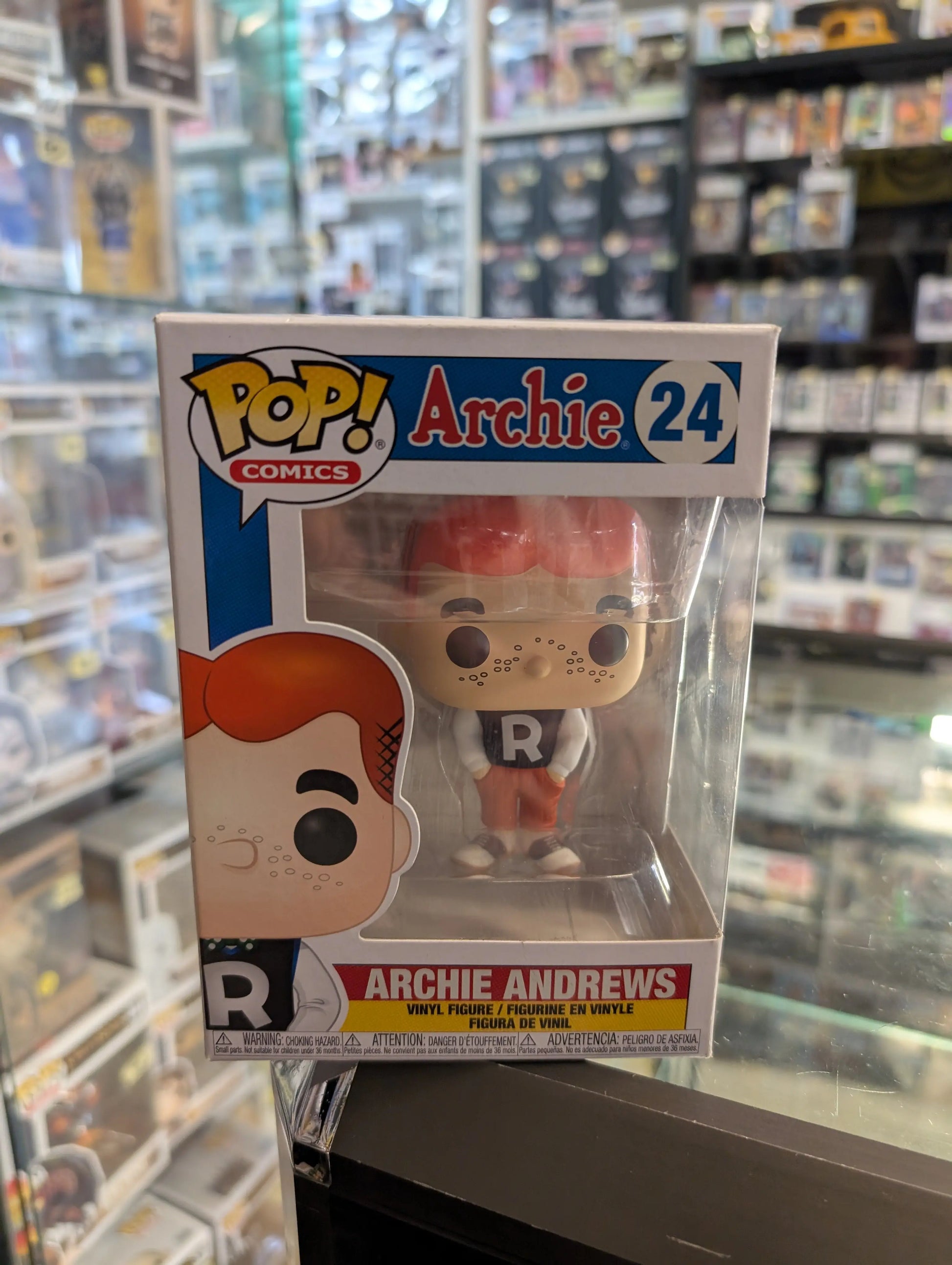 Funko Pop! Comics: Archie Comics - Archie Andrews Figure 24 FRENLY BRICKS - Open 7 Days