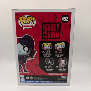 DC Comics - Harley Quinn with Pizza Pop! Vinyl Figure #452 Funko FRENLY BRICKS - Open 7 Days
