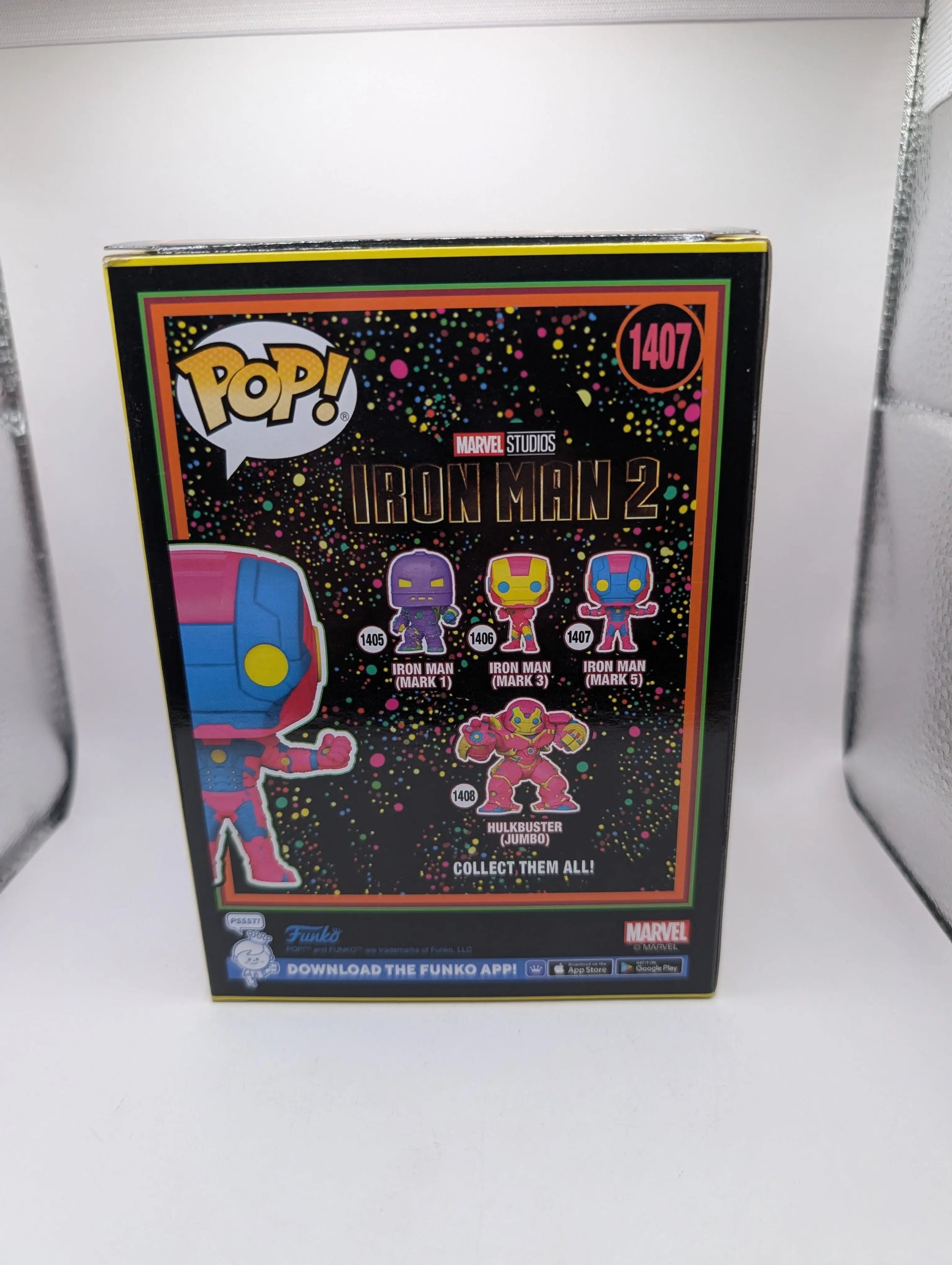 Funko Pop Infinity Saga Iron Man Mark 5 Blacklight #1407 FRENLY BRICKS - Open 7 Days