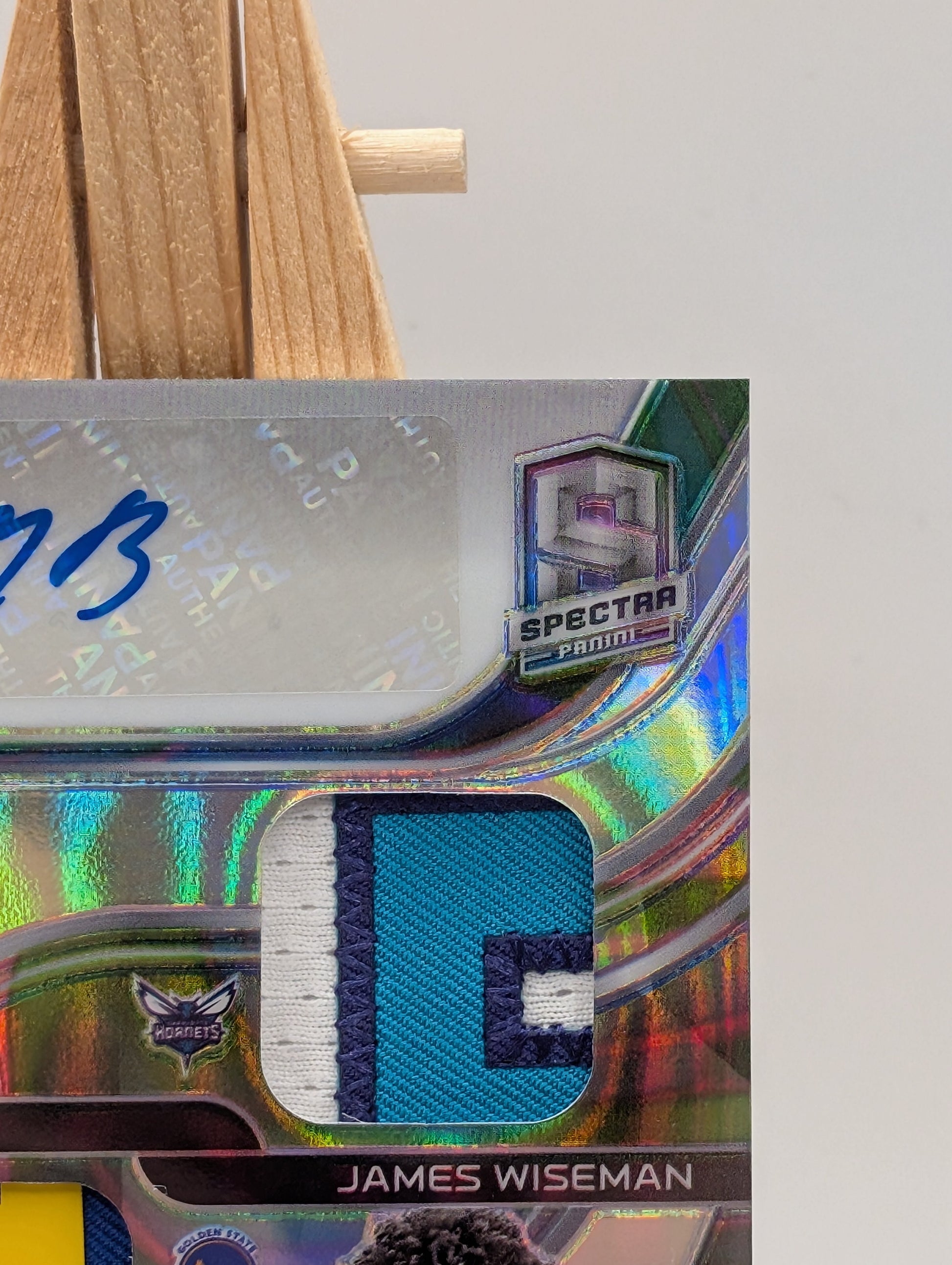 2020-21 Panini Spectra Rookie Dual Patch Auto LaMELO BALL JAMES WISEMAN /5 RC FRENLY BRICKS - Open 7 Days