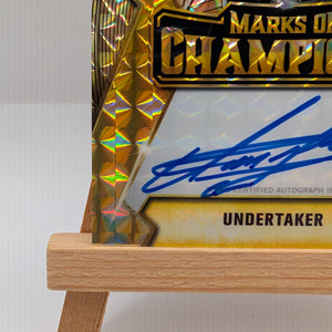 2026 Topps Chrome WWE UNDERTAKER Marks Of Champions Auto Autograph /50 FRENLY BRICKS - Open 7 Days
