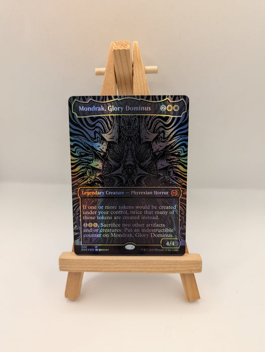 Mondrak, Glory Dominus (Oil Slick Raised Foil) [Phyrexia: All Will Be One] Foil lp FRENLY BRICKS - Open 7 Days