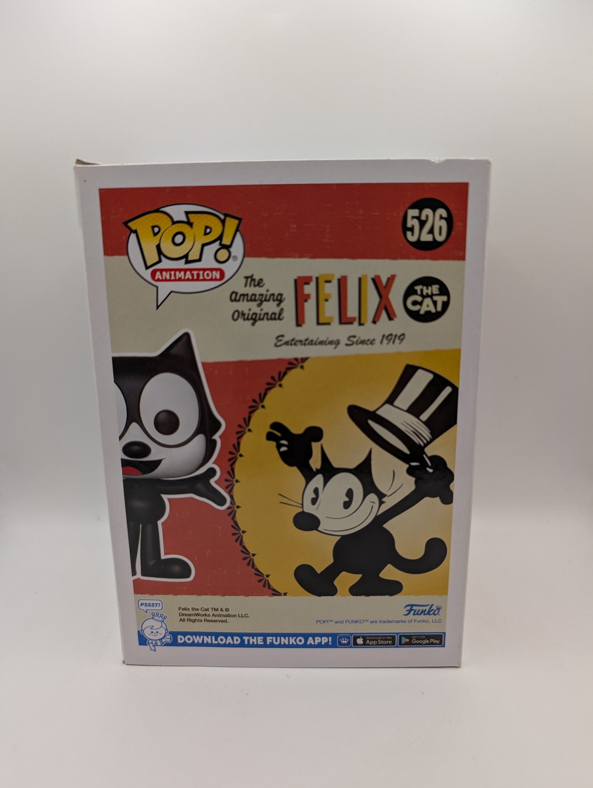 Funko POP! Vinyl Figure -526 Felix the Cat - Felix the Cat (Flocked) Special Ed FRENLY BRICKS - Open 7 Days