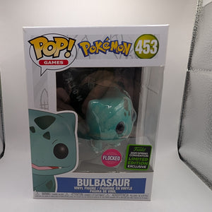 Funko Pop! Pokemon - #453 Bulbasaur Flocked Vinyl Figure 2020 Spring Convention FRENLY BRICKS - Open 7 Days
