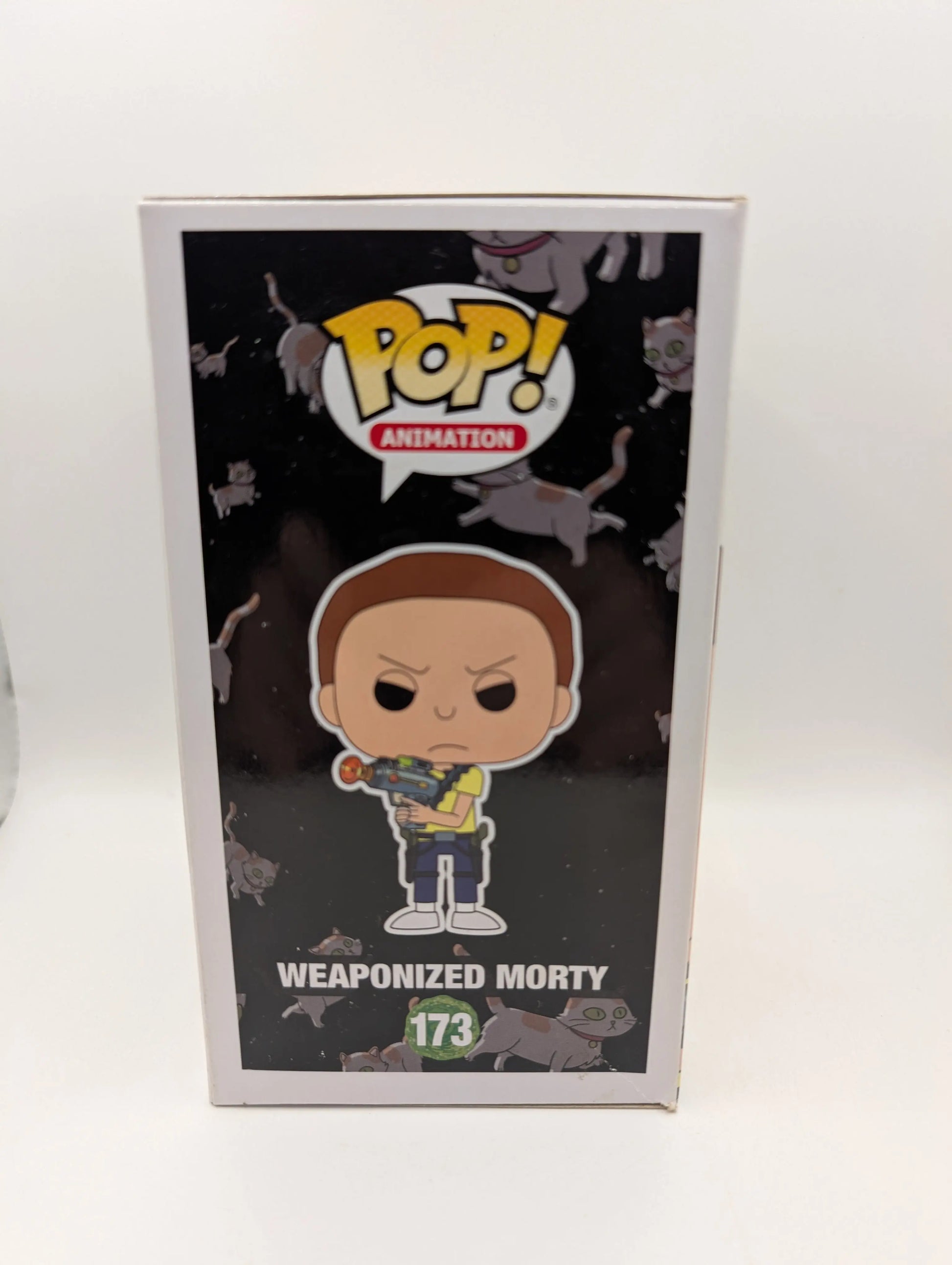 FUNKO POP VINYL - ANIMATION - RICK AND MORTY - WEAPONIZED MORTY - #173 FRENLY BRICKS - Open 7 Days