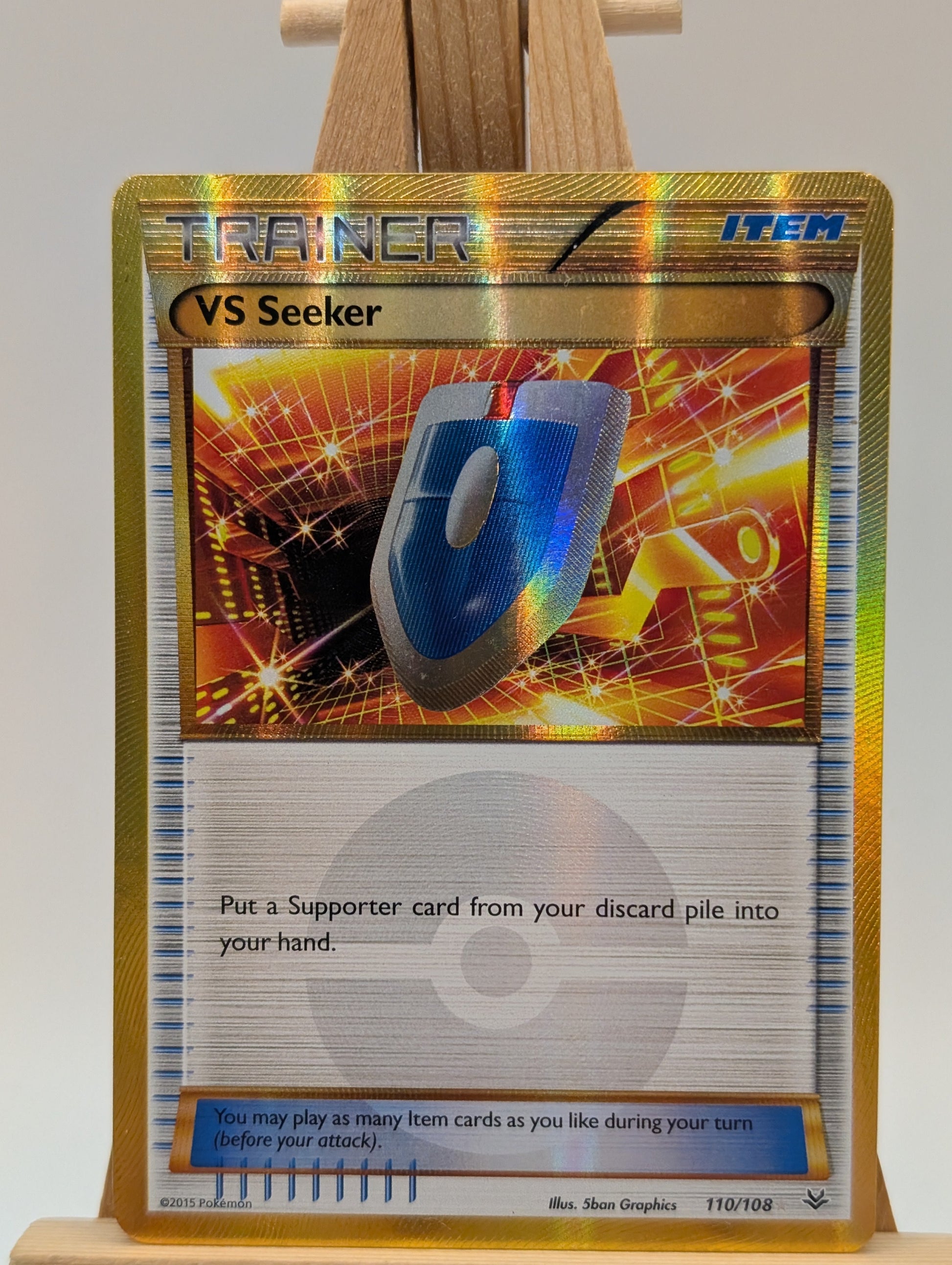 Pokemon TCG VS Seeker 110/108 Roaring Skies Gold Secret Rare FRENLY BRICKS - Open 7 Days