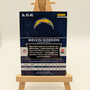 2015 Prizm Melvin Gordon Rookie RC Rookie Auto #RS-MG Chargers /50 FRENLY BRICKS - Open 7 Days