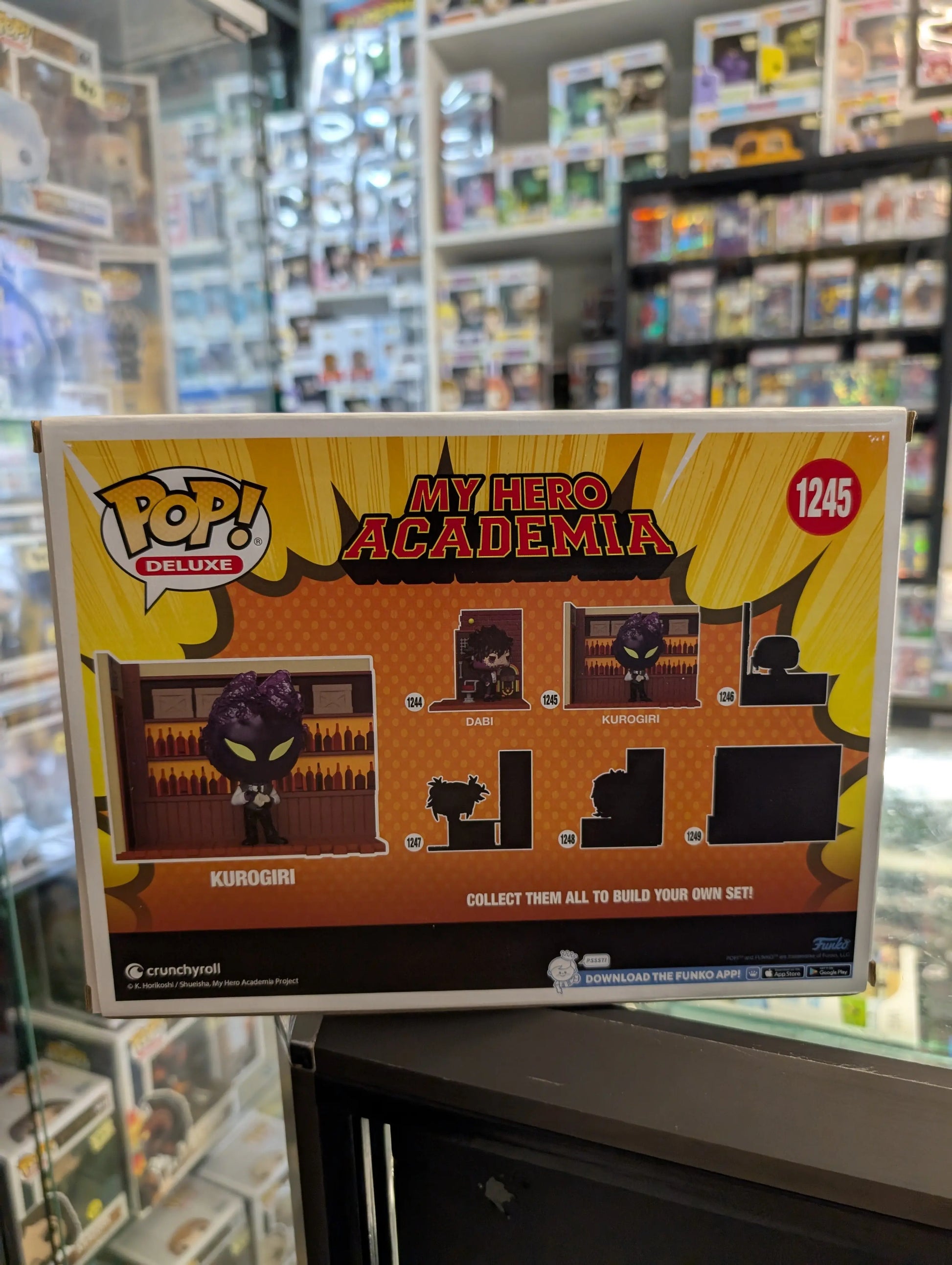 Funko Pop My Hero Academia Kurogiri Exclusive Deluxe Vinyl Figure 1245 FRENLY BRICKS - Open 7 Days