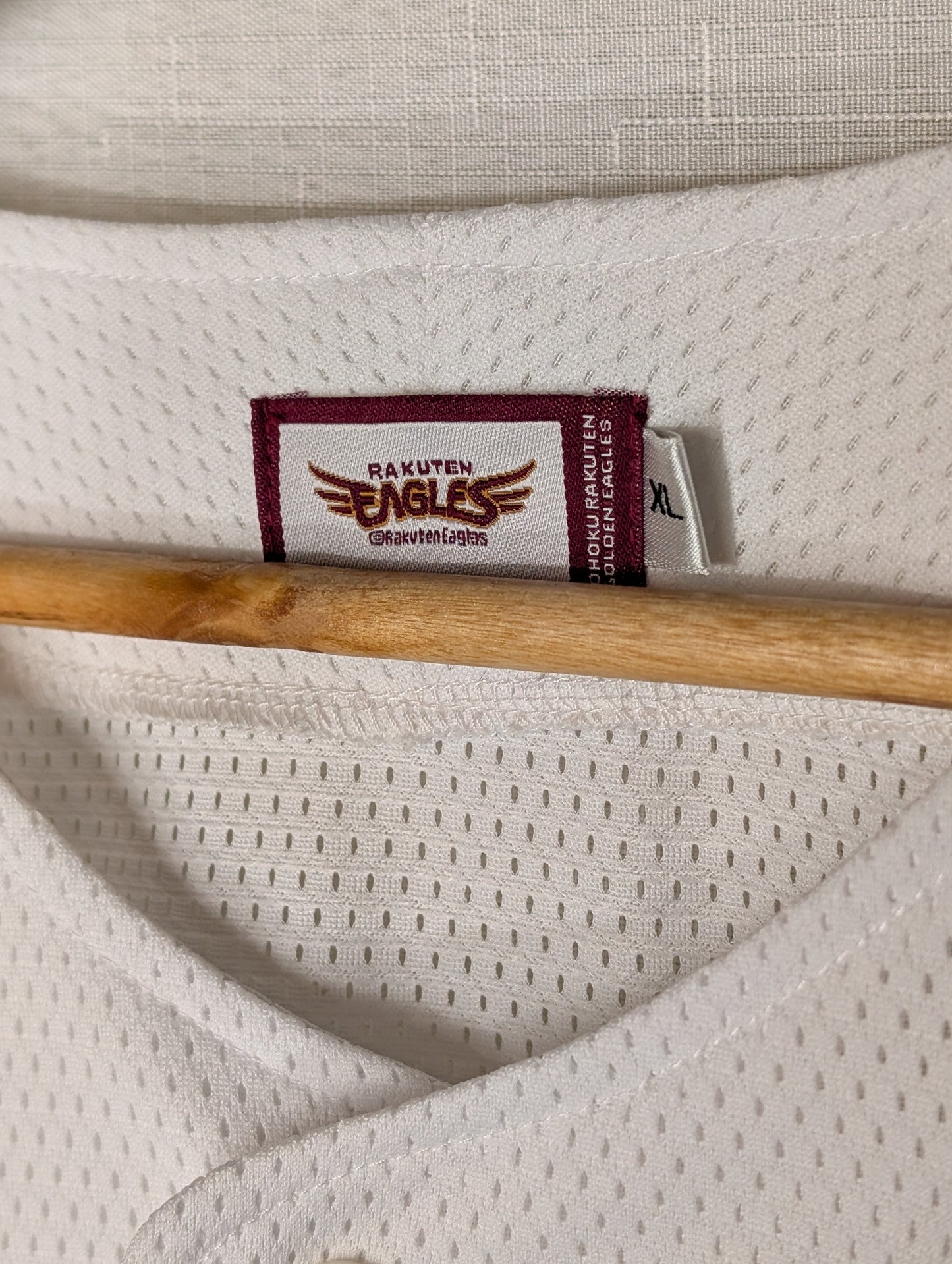 Nippon Baseball Tohoku Rakuten Golden Eagles 2005-2017 Home XL Jersey