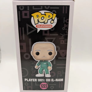 Funko Squid Game - Player 001: Oh Il-Nam Pop! Television Vinyl Figure #1223 FRENLY BRICKS - Open 7 Days