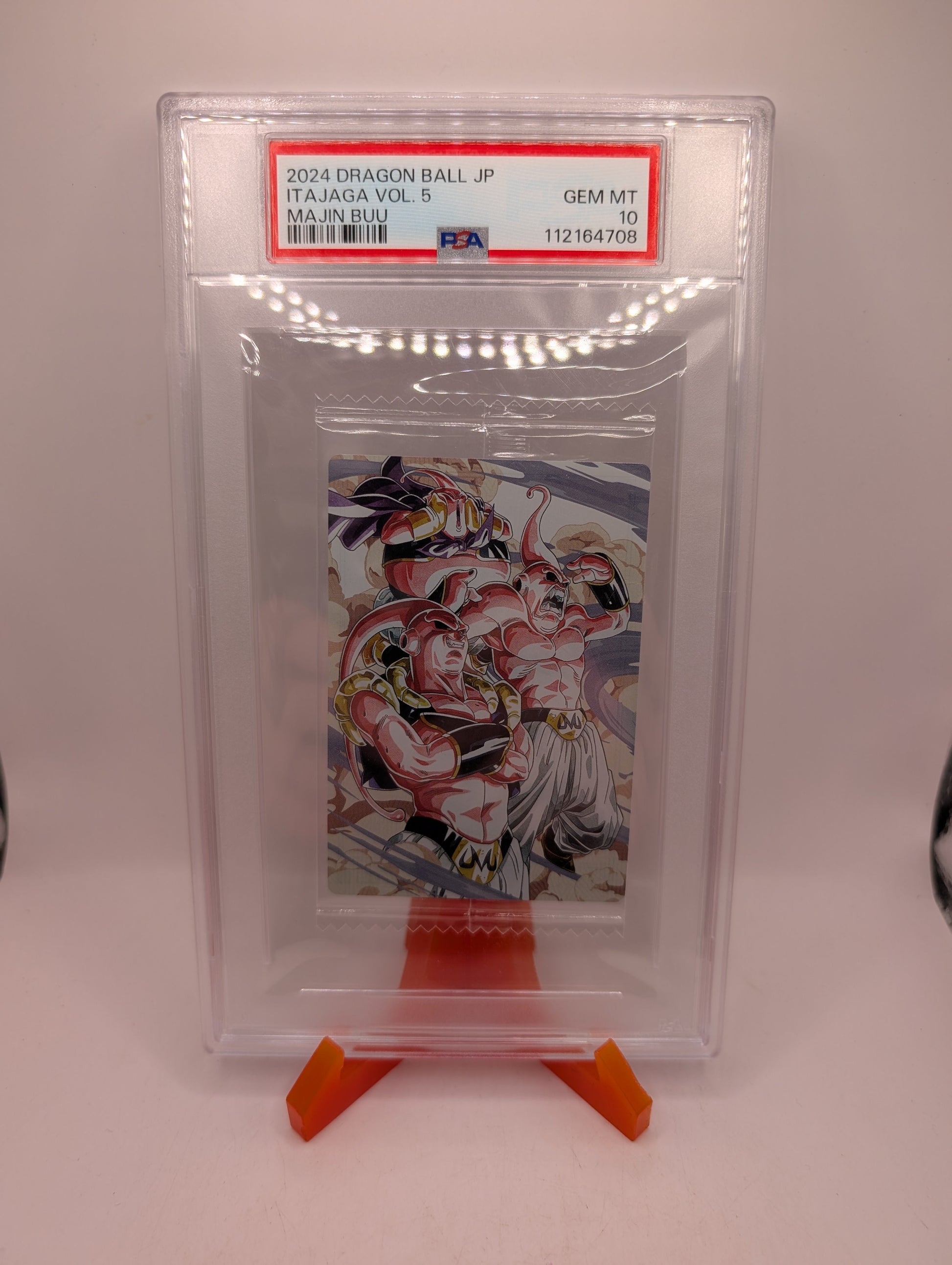 Dragon Ball itajaga card  Majin Buu 5-28 CR Japanese PSA 10 Sealed FRENLY BRICKS - Open 7 Days