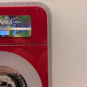 Equatorial Guinea 2017 Silver 1,000 Francos Donald Trump Inaugural Releases NGC Proof-70 UC (Red Frame Holder FRENLY BRICKS - Open 7 Days