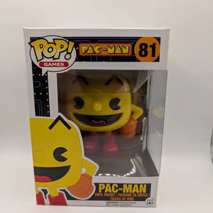 Pac Man Pop 81 - Pac-Man Funko Pop! 2016 - Vaulted FRENLY BRICKS - Open 7 Days