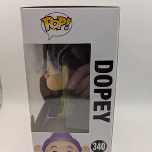 Dopey - 340 - Pop Vinyl - Snow White and the Seven Dwarfs - Disney - VAULTED FRENLY BRICKS - Open 7 Days