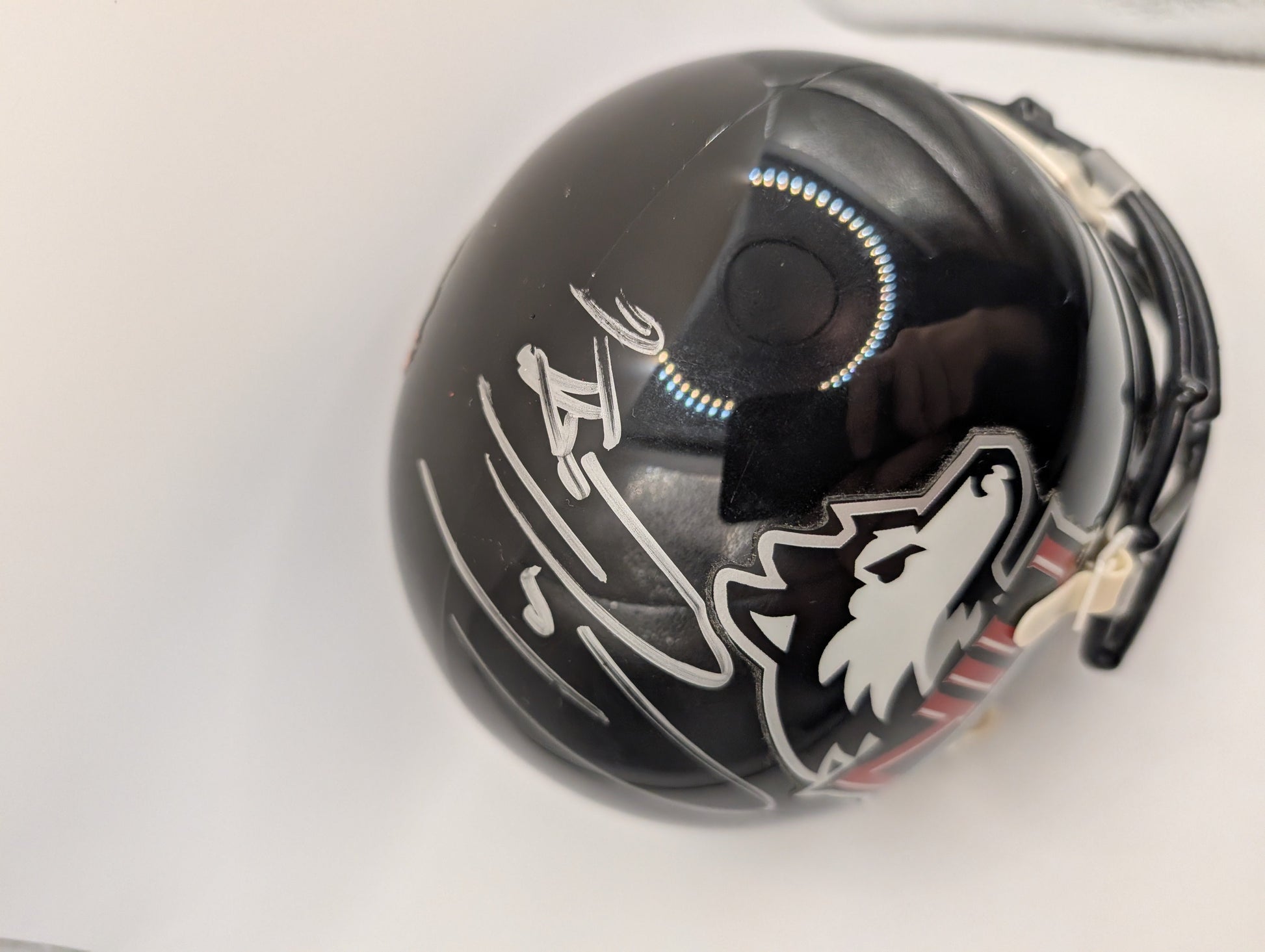 Jordan Lynch Signed Nothern Illinois Huskies Mini Helmet FRENLY BRICKS - Open 7 Days