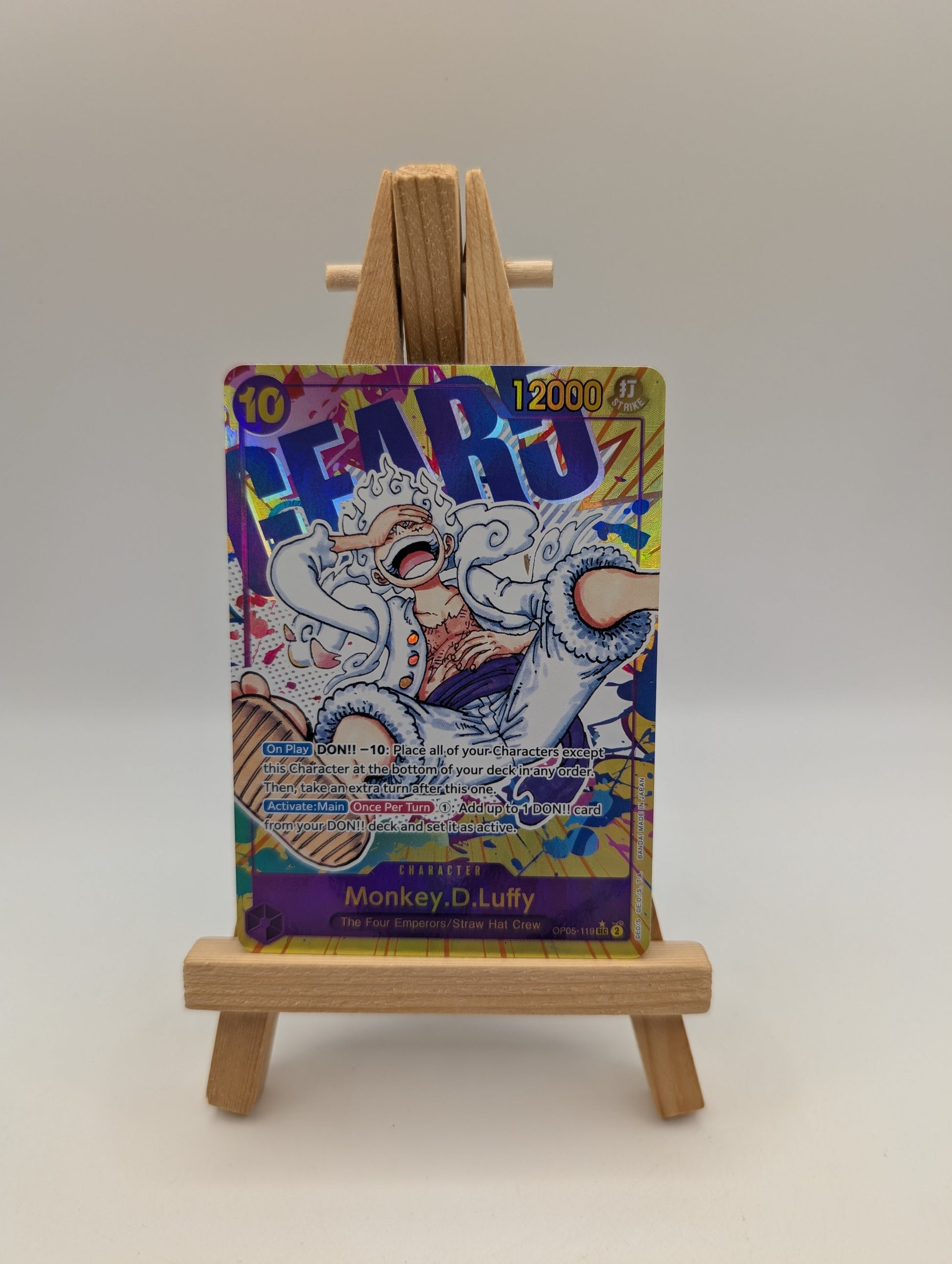 Monkey.D.Luffy Alternate Art OP05-119 Awakening of The New Era One Piece Card FRENLY BRICKS - Open 7 Days