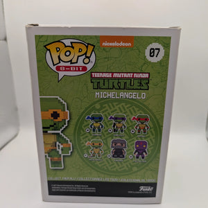 8-Bit Funko Pop - Michelangelo - Teenage Mutant Ninja Turtles - No. 07 - FRENLY BRICKS - Open 7 Days