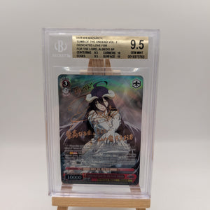 Weiss Schwarz Overlord Vol. 2 Dedicated love For The Lord Albedo SP Eng BGS 9.5 FRENLY BRICKS - Open 7 Days