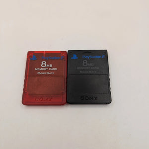 Sony Magic Gate PS2 Memory Card PlayStation 2 8MB SCPH 10020 Clear Red + Black FRENLY BRICKS - Open 7 Days
