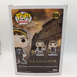 Funko Pop! Vinyl Commodus Pop 858 Gladiator 2019 Vaulted Figure FRENLY BRICKS - Open 7 Days