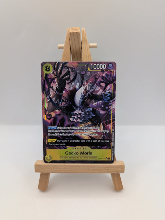 Gecko Moria - OP14-104 (Alternate Art) (OP14-104) - [The Azure Sea's Seven] FRENLY BRICKS - Open 7 Days