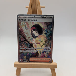 Pokemon TCG Cards Erika's Invitation 203/165 SV 151 Special Illustration Rare FRENLY BRICKS - Open 7 Days