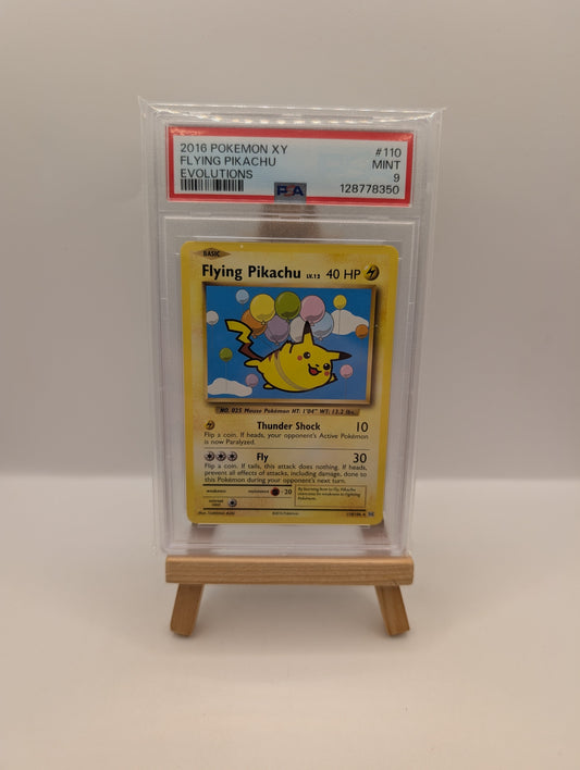 2016 Pokemon XY Evolutions 110/108 Flying Pikachu PSA 9 Gem Mint - Secret Rare FRENLY BRICKS - Open 7 Days