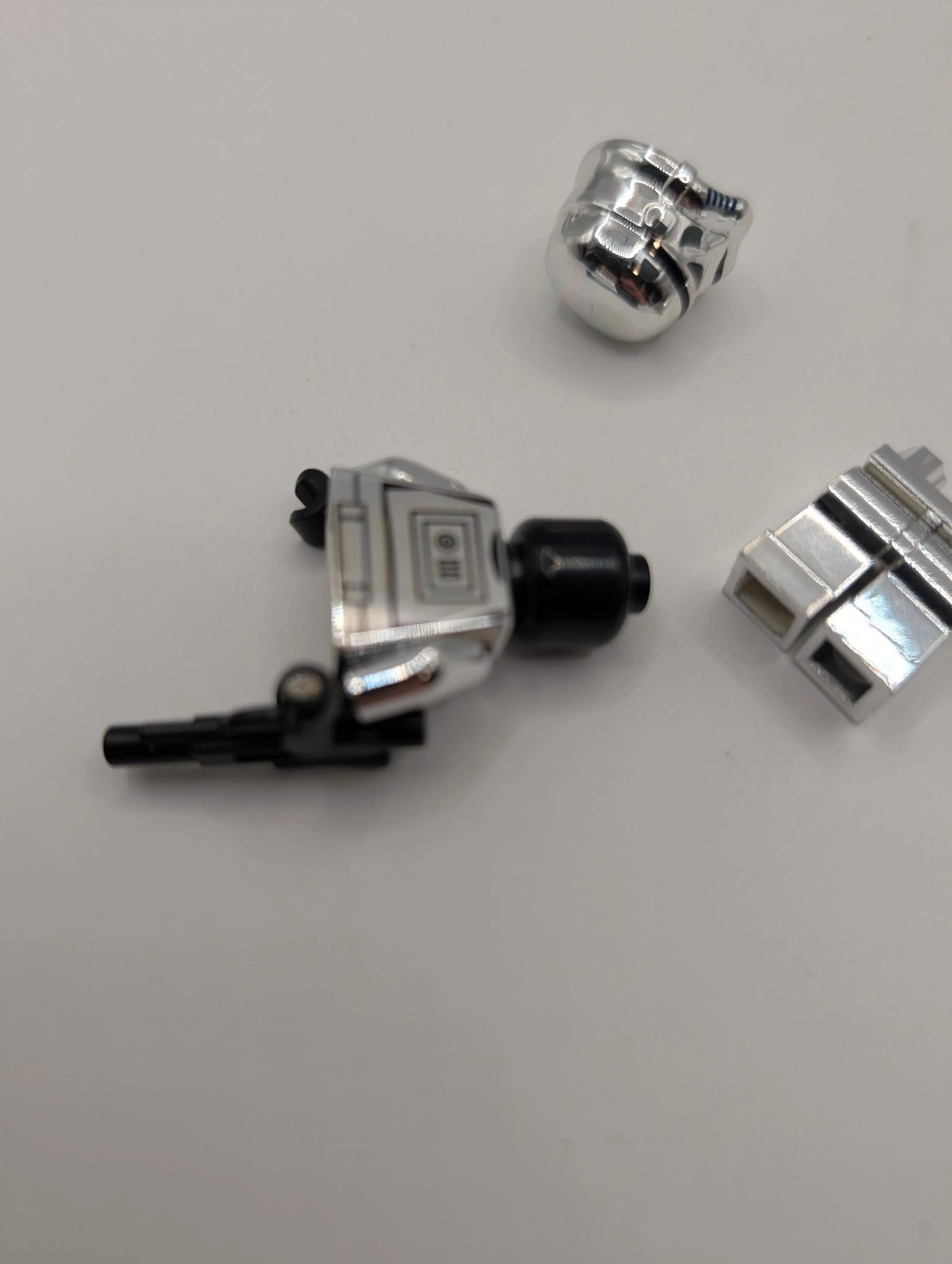 2009 LEGO Star Wars Stormtrooper Chrome Silver sw0097 Minifigure (Excellent) FRENLY BRICKS - Open 7 Days