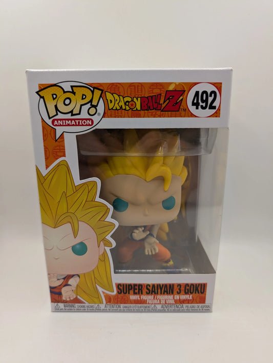 Funko Pop! Animation: Dragon Ball Z #492 Super Saiyan 3 Goku FRENLY BRICKS - Open 7 Days