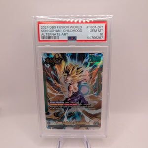 Son Gohan Childhood FB01-071 Alternate Art Awakened Pulse PSA 10 FRENLY BRICKS - Open 7 Days