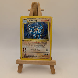 Pokémon TCG Machamp Base Set 8/102 Holo 1st Edition Holo Rare FRENLY BRICKS - Open 7 Days
