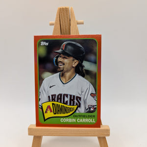 2023 Topps Archives - Red Hot #180 CORBIN CARROLL /50 RC FRENLY BRICKS - Open 7 Days