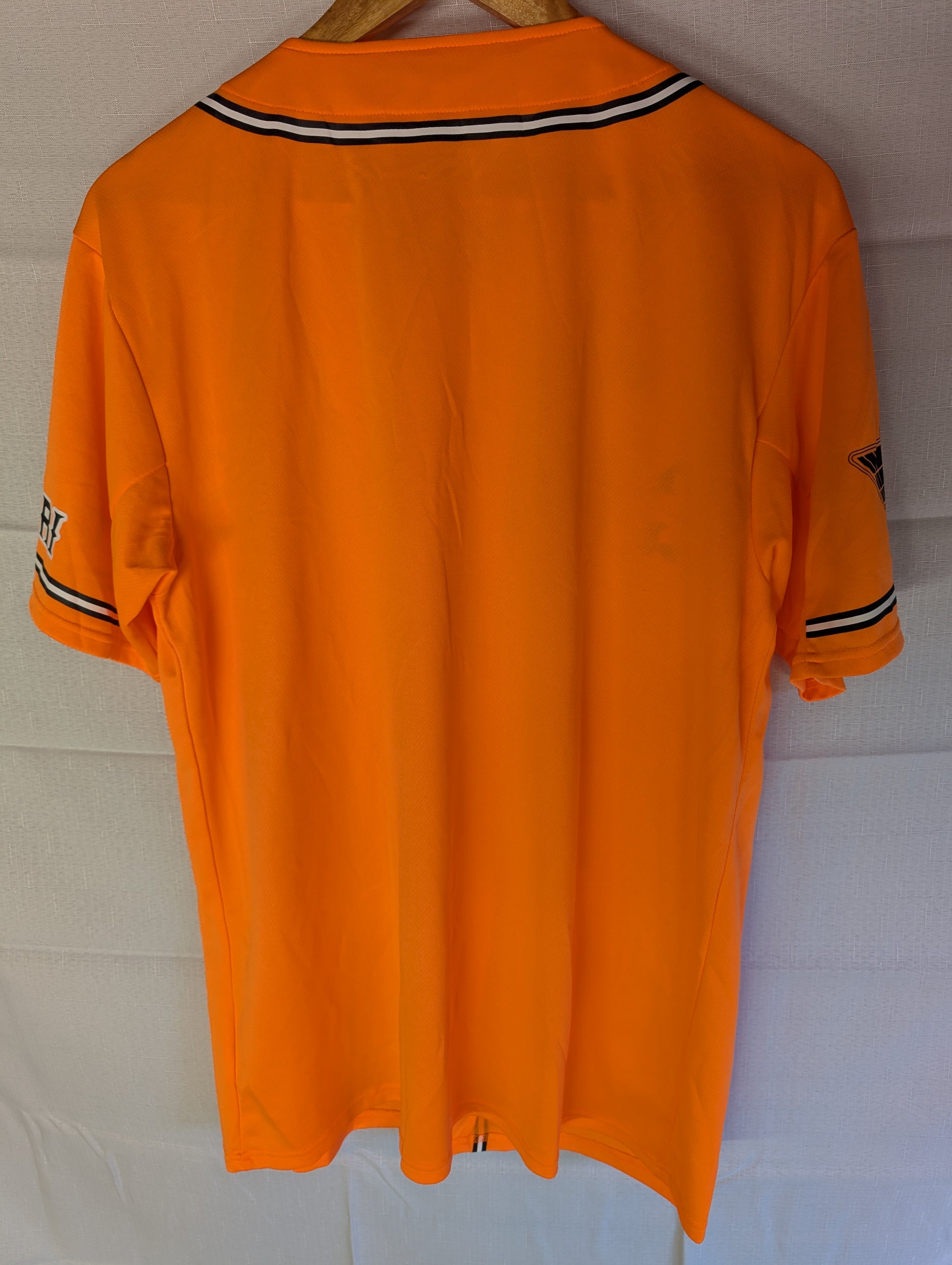 Nippon Baseball Adidas Yohiuri Giants Orange Blank Jersey Large