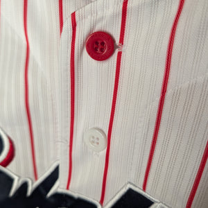 Nippon Baseball Tokyo Yakult Swallows 2016-2019 Home White/Red Blank XL Jersey