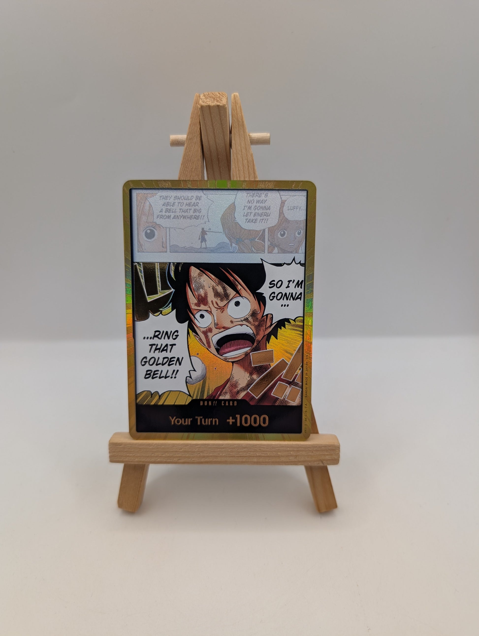 One Piece Gold DON!! OP15 Luffy Ring That Golden Bell Adventure On Kamis Island FRENLY BRICKS - Open 7 Days