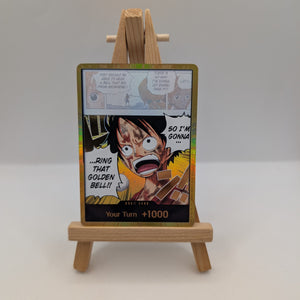 One Piece Gold DON!! OP15 Luffy Ring That Golden Bell Adventure On Kamis Island FRENLY BRICKS - Open 7 Days