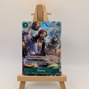 Shanks OP14-027 Alt Rare - The Azure Sea's Seven - One Piece TCG FRENLY BRICKS - Open 7 Days
