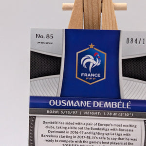 2018 Panini Prizm World Cup #85 Ousmane Dembele Light Blue Lazer #/125 France FRENLY BRICKS - Open 7 Days