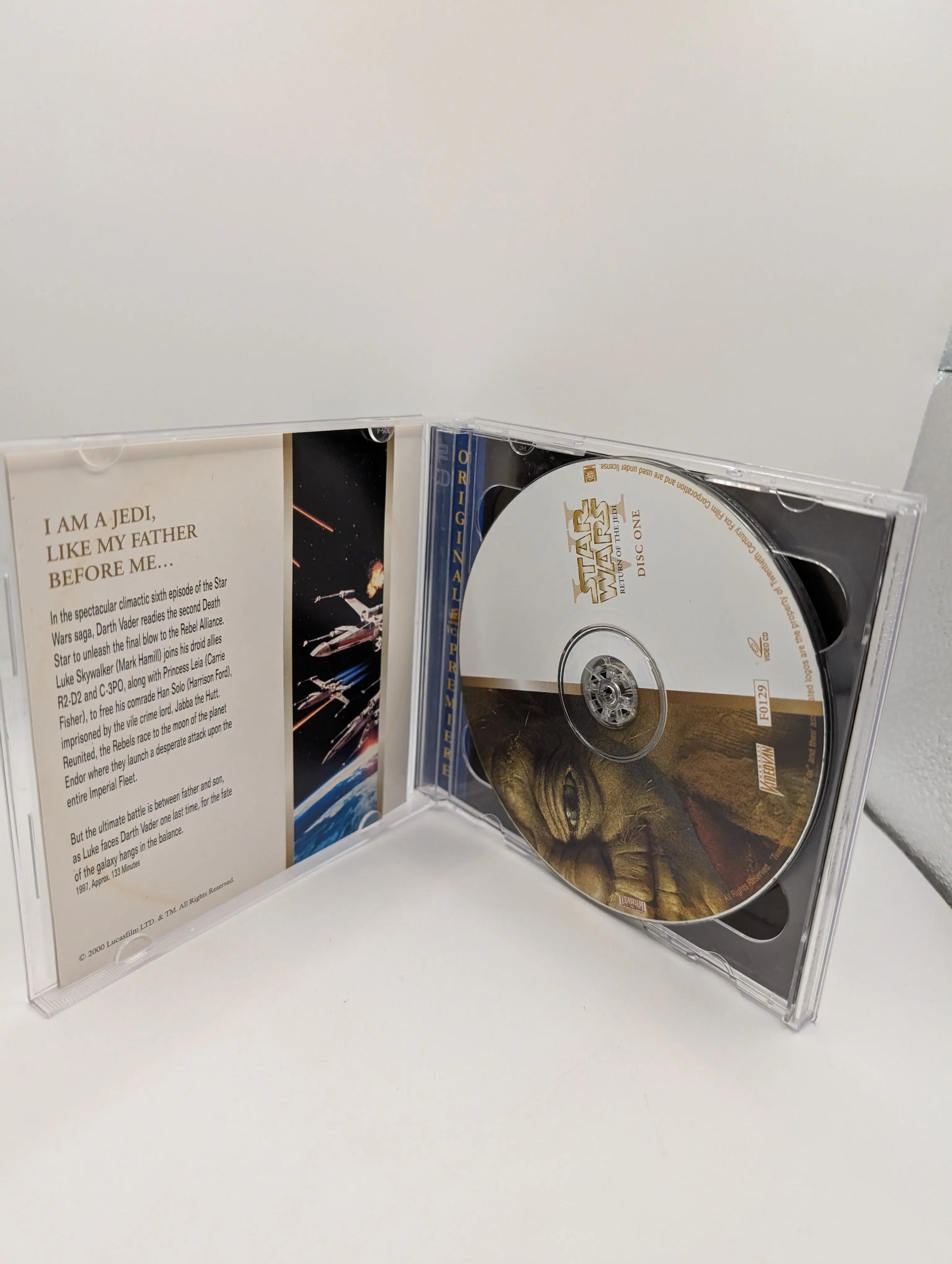 Star Wars: Return of the Jedi ~ Original VCD Premiere ~ Video CD [2 Discs] FRENLY BRICKS - Open 7 Days
