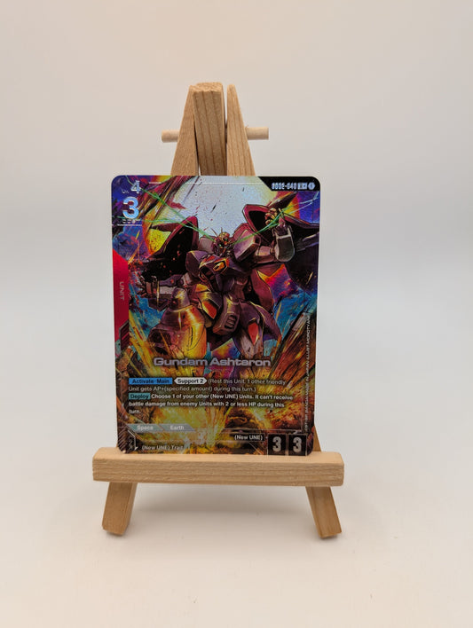 Gundam Ashtaron - GD02-040 - R+ Alt Art FRENLY BRICKS - Open 7 Days