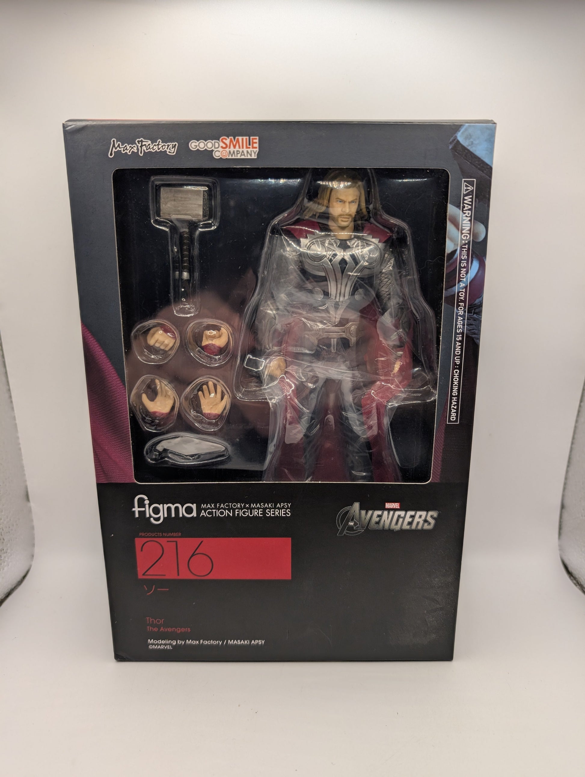 Avengers Figma - Max Factory - Action Figure - THOR authentic In box FRENLY BRICKS - Open 7 Days