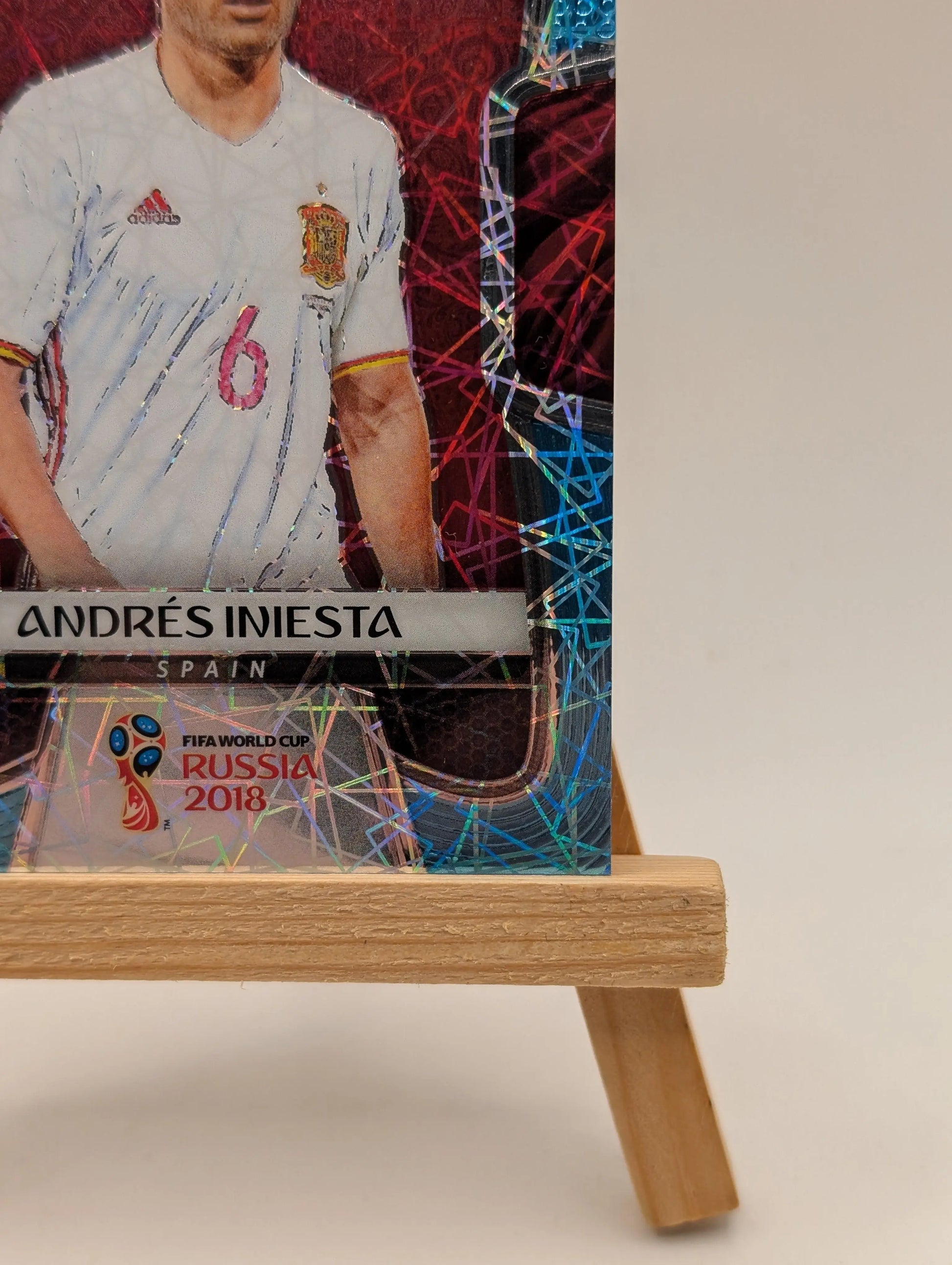 Prizm World Cup 2018 Andres Iniesta Spain Light Blue Lazer /125 FRENLY BRICKS - Open 7 Days