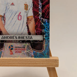 Prizm World Cup 2018 Andres Iniesta Spain Light Blue Lazer /125 FRENLY BRICKS - Open 7 Days