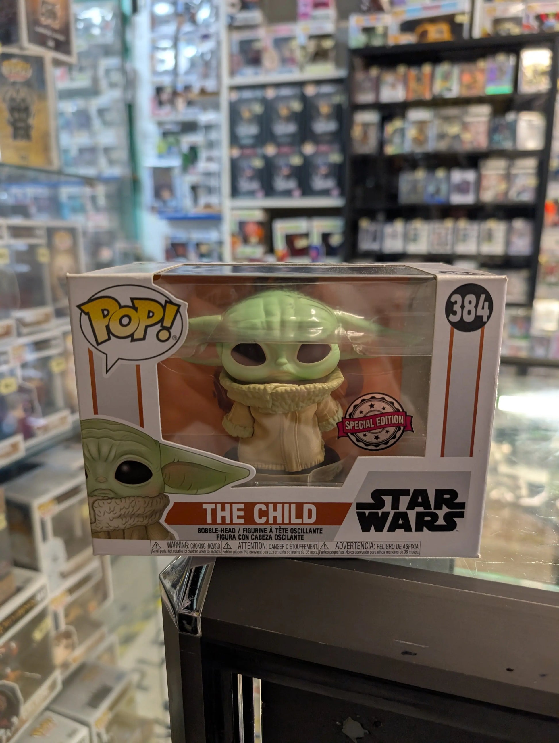 Funko Pop! Star Wars The Mandalorian The Child #384 Special Edition FRENLY BRICKS - Open 7 Days