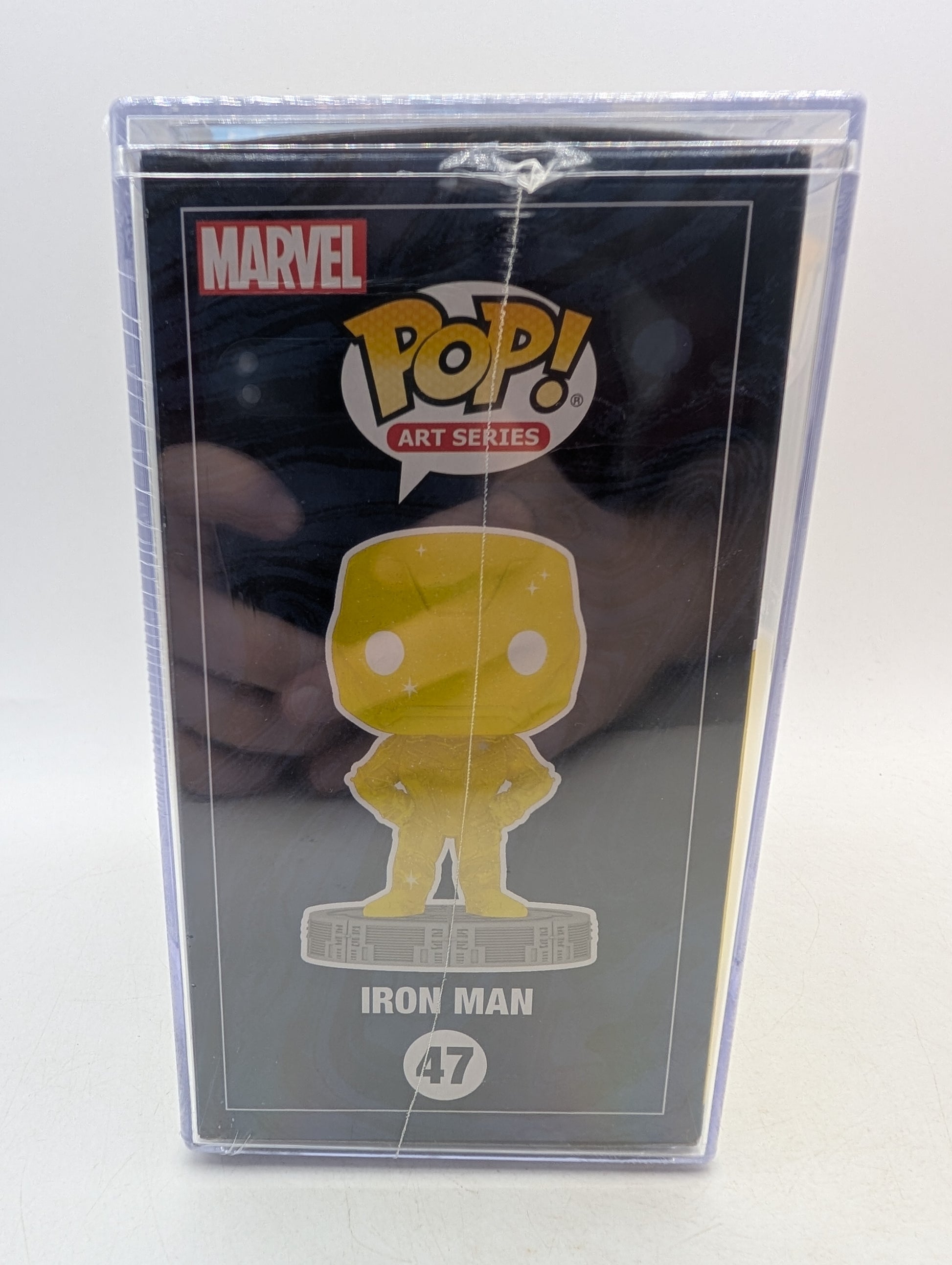 Funko 2021 Pop! Art Series #47 Iron Man Marvel Infinity Saga Sealed Protector image 7