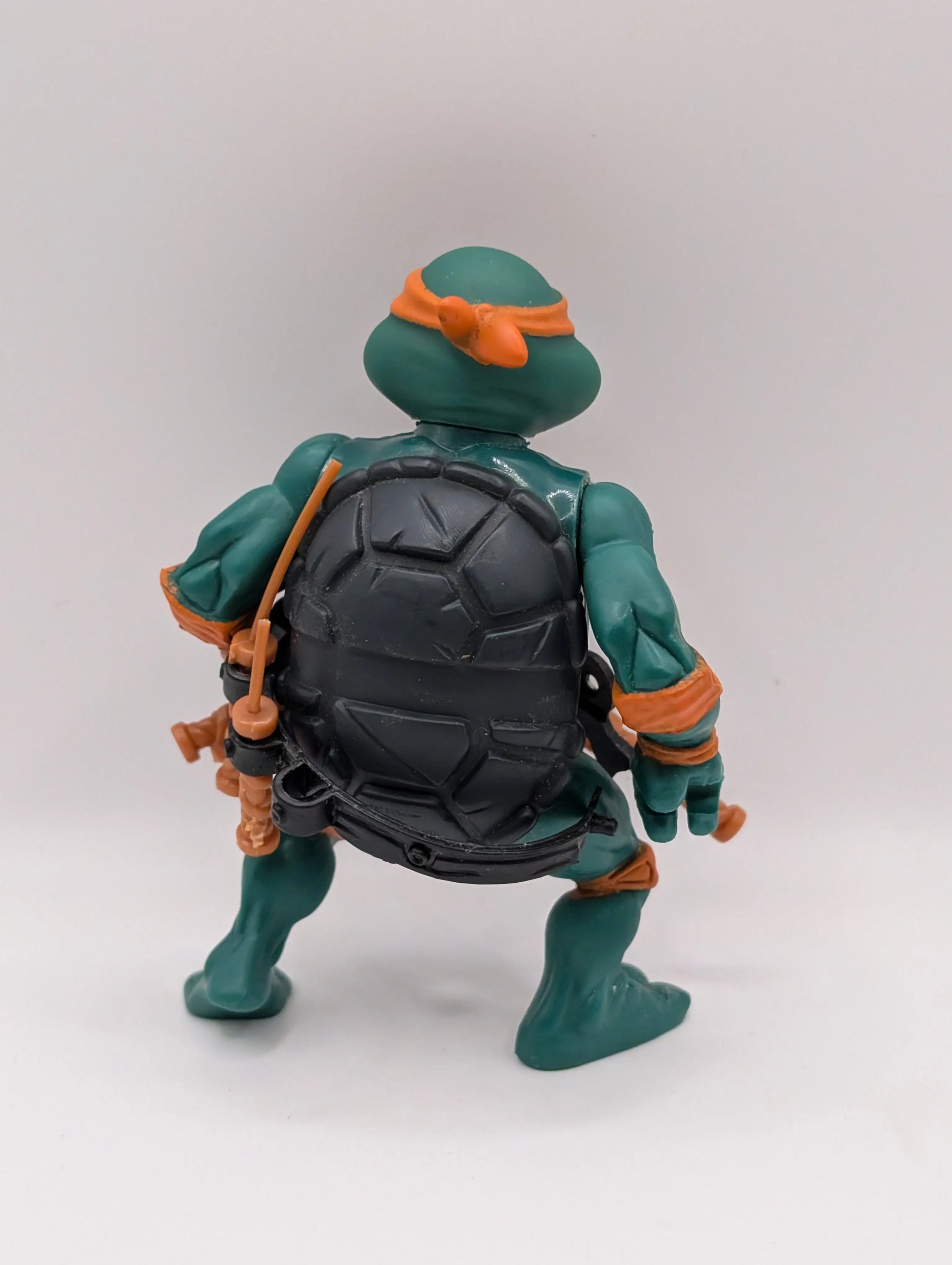 1988 Playmates Teenage Mutant Ninja Turtles MICHELANGELO Action Figure FRENLY BRICKS - Open 7 Days