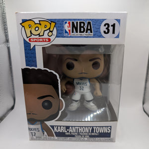 Funko Pop! Karl-Anthony Towns #31 Minnesota Timberwolves Basketball FRENLY BRICKS - Open 7 Days