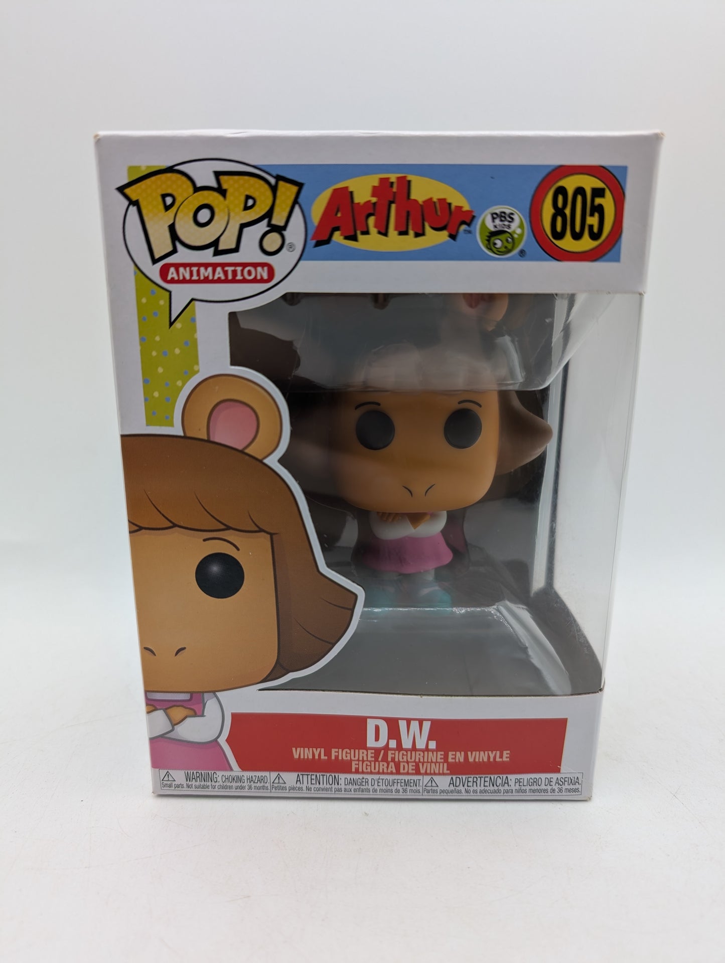 Funko Pop Animation Vinyl Figure Arthur - D.W. Dora Winifred #805 PBS Kids